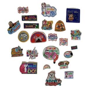 Official Girl Scout‎ Patches Lot Collectible Youth Troop Crafts Sew New